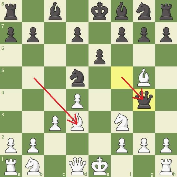 Мат легаля в шахматах - комбинация в 7 ходов + видео урок