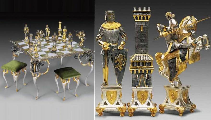 Самые дорогие шахматы в мире. самые дорогие и самые необычные шахматы шахматы из золота и серебра