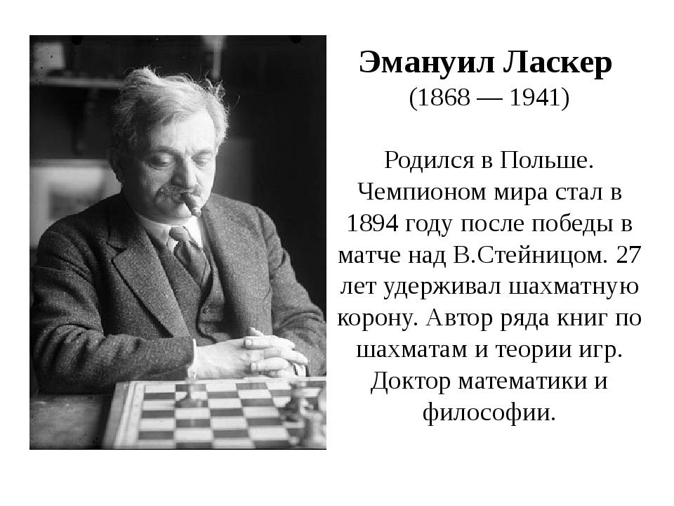 Шахматисты и их биографии