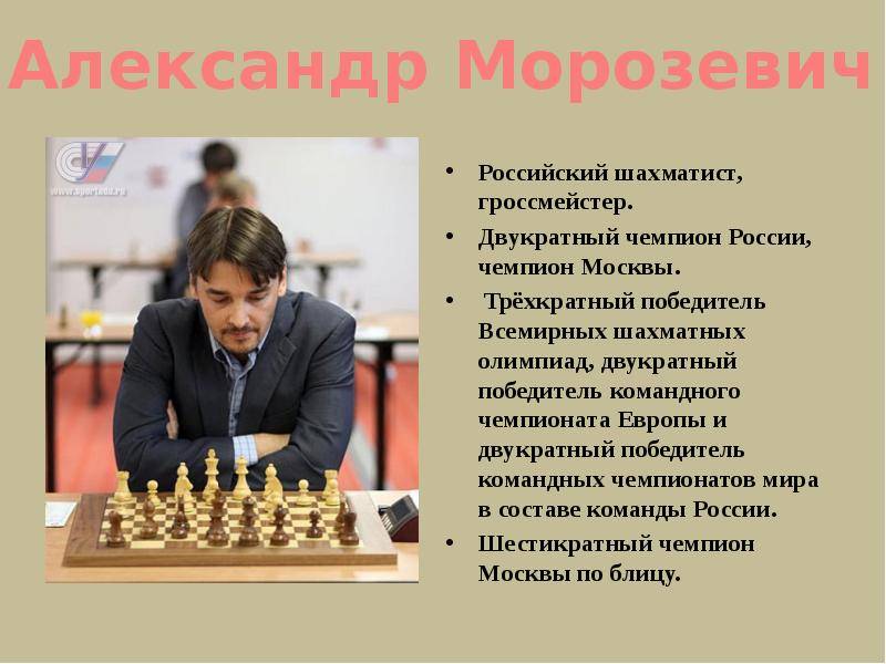 Биографии шахматистов