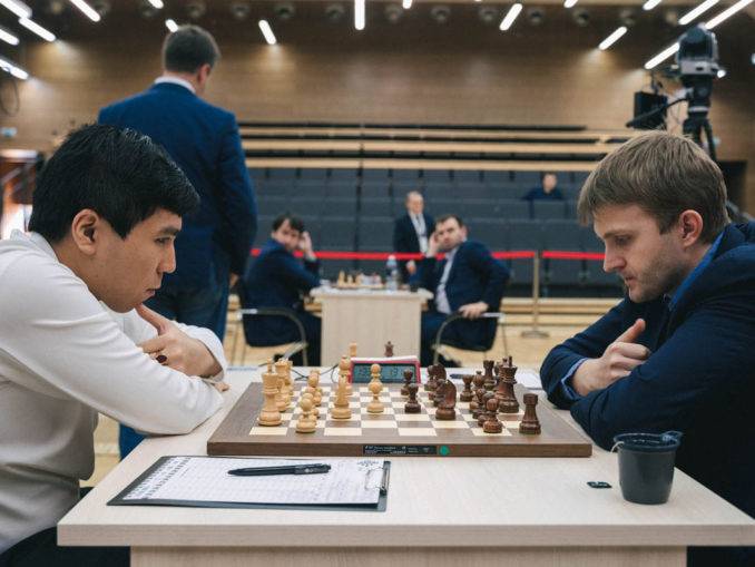 Никита витюгов стал лидером суперфинала чемпионата россии по шахматам