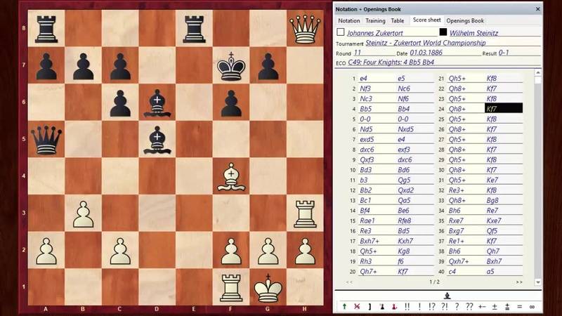 Мат легаля в шахматах - комбинация в 7 ходов и видео урок