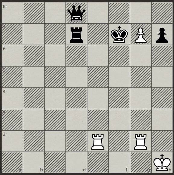 Ферзь и пешка против ферзя эндшпиль -  queen and pawn versus queen endgame