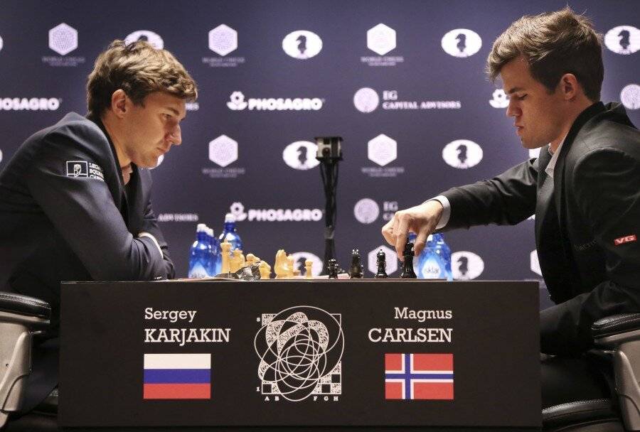 Интервью перед матчем Карлсен — Карякин