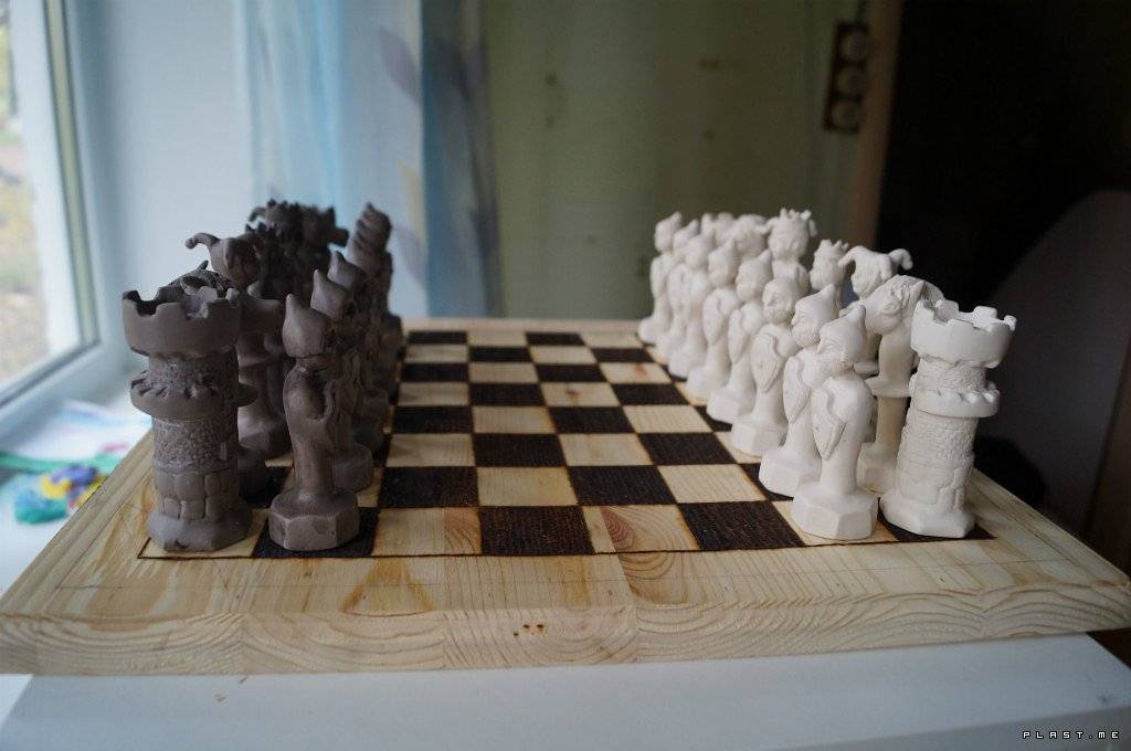 Шахматная доска: мастерим своими руками