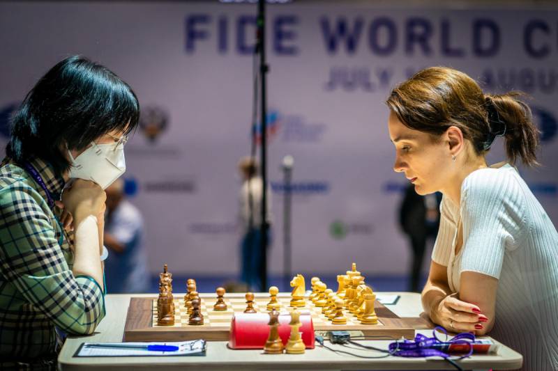 Чм среди женщин, финал, третья партия: музычук - тань чжунъи. live | chess-news.ru