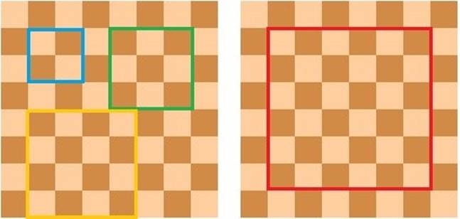 Сколько квадратиков в сумме на шахматной доске?  - спорт - вопросы и ответы
